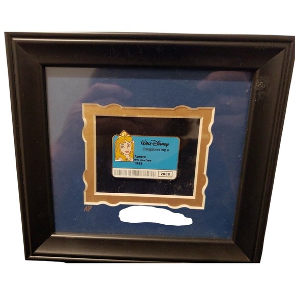 Disney‎ Pin SLEEPING BEAUTY PRINCESS AURORA ARTIST PROOF WDI FRAMED AP OOAK C-1